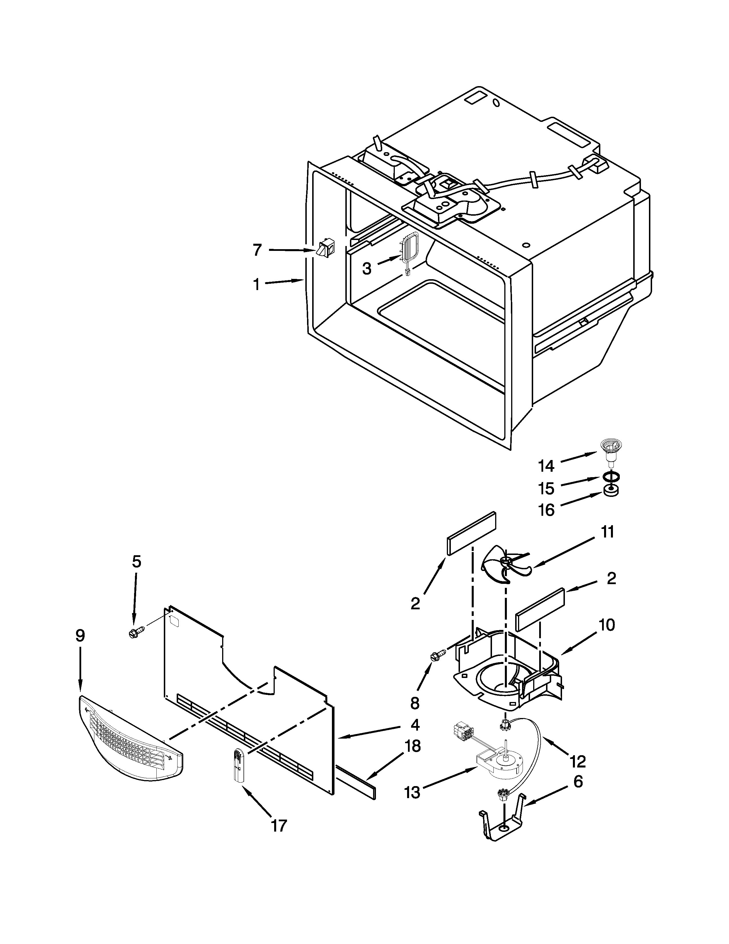 FREEZER LINER PARTS