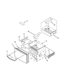 Freezer door parts