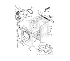 Whirlpool WGD97HEDW0 cabinet parts diagram