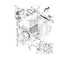 Whirlpool WGD8740DC0 cabinet parts diagram