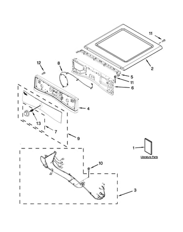Top and console parts