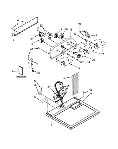 Top and console parts