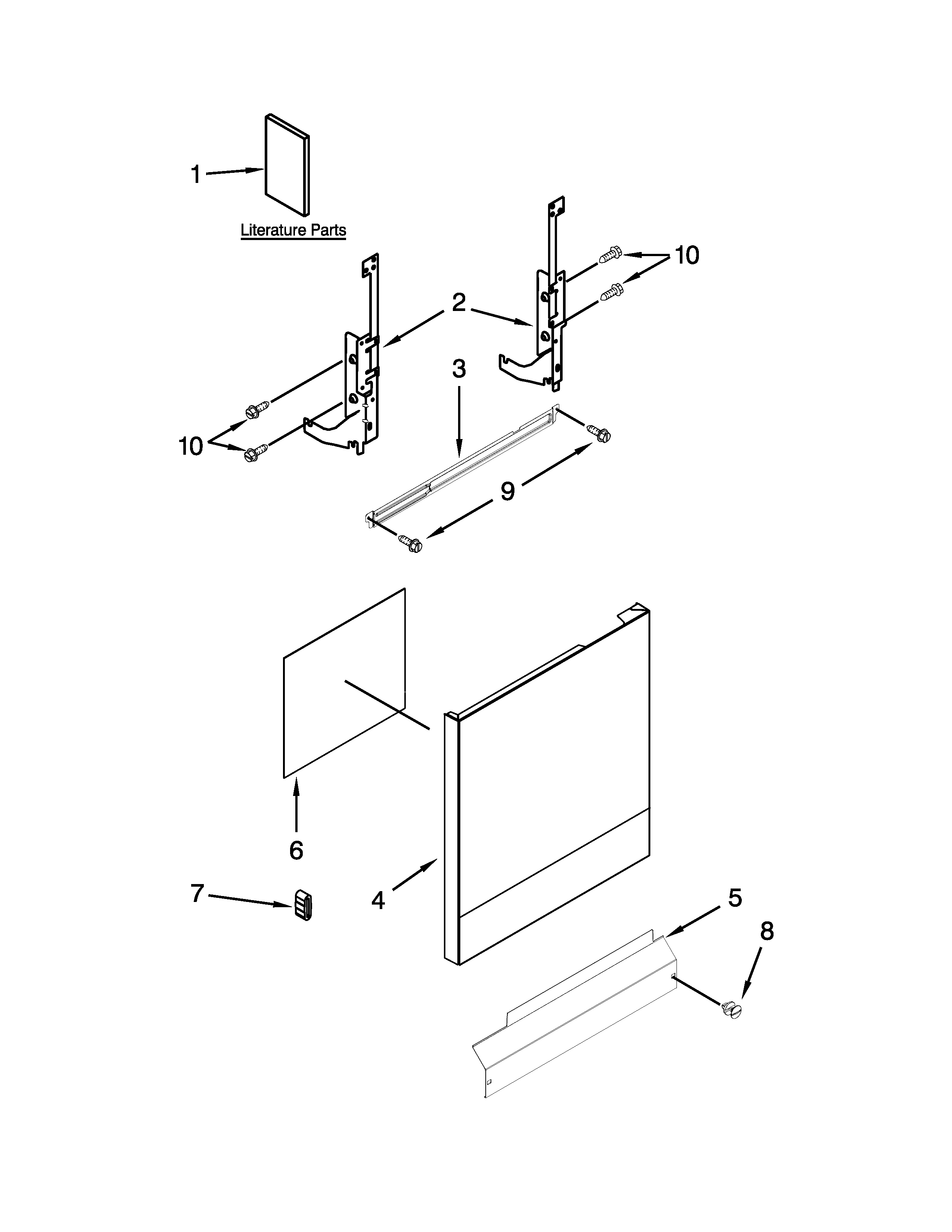 Door and panel parts