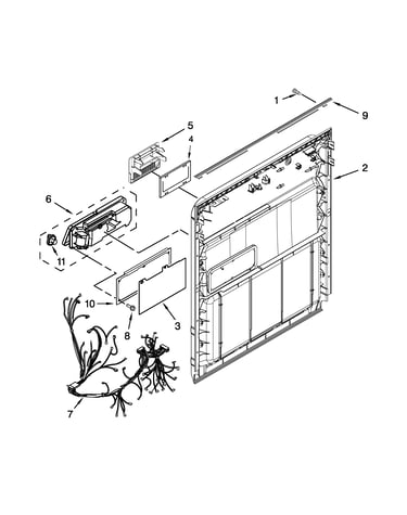 Inner door parts