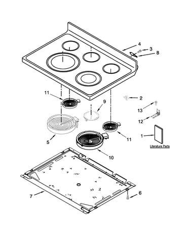 Cooktop parts