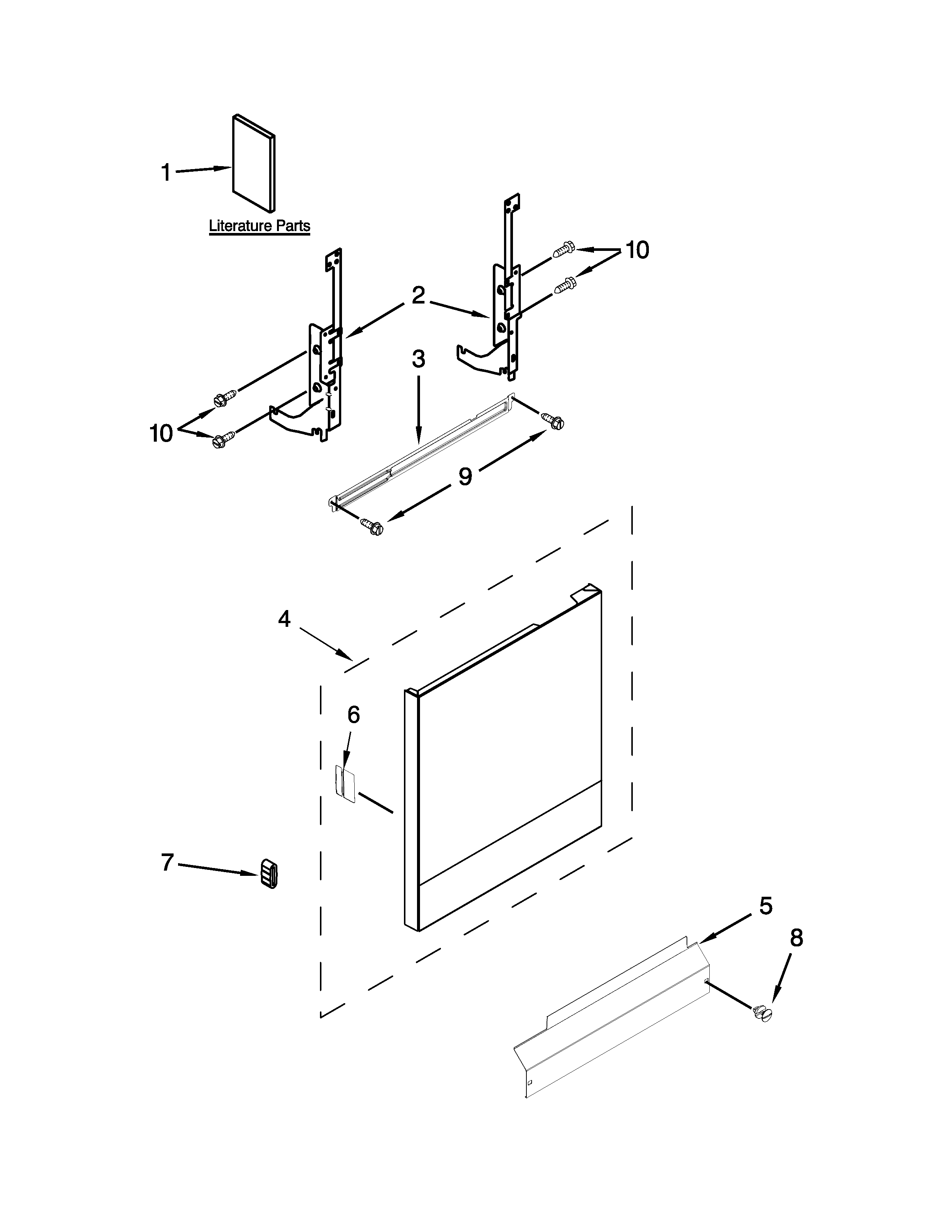 Door and panel parts