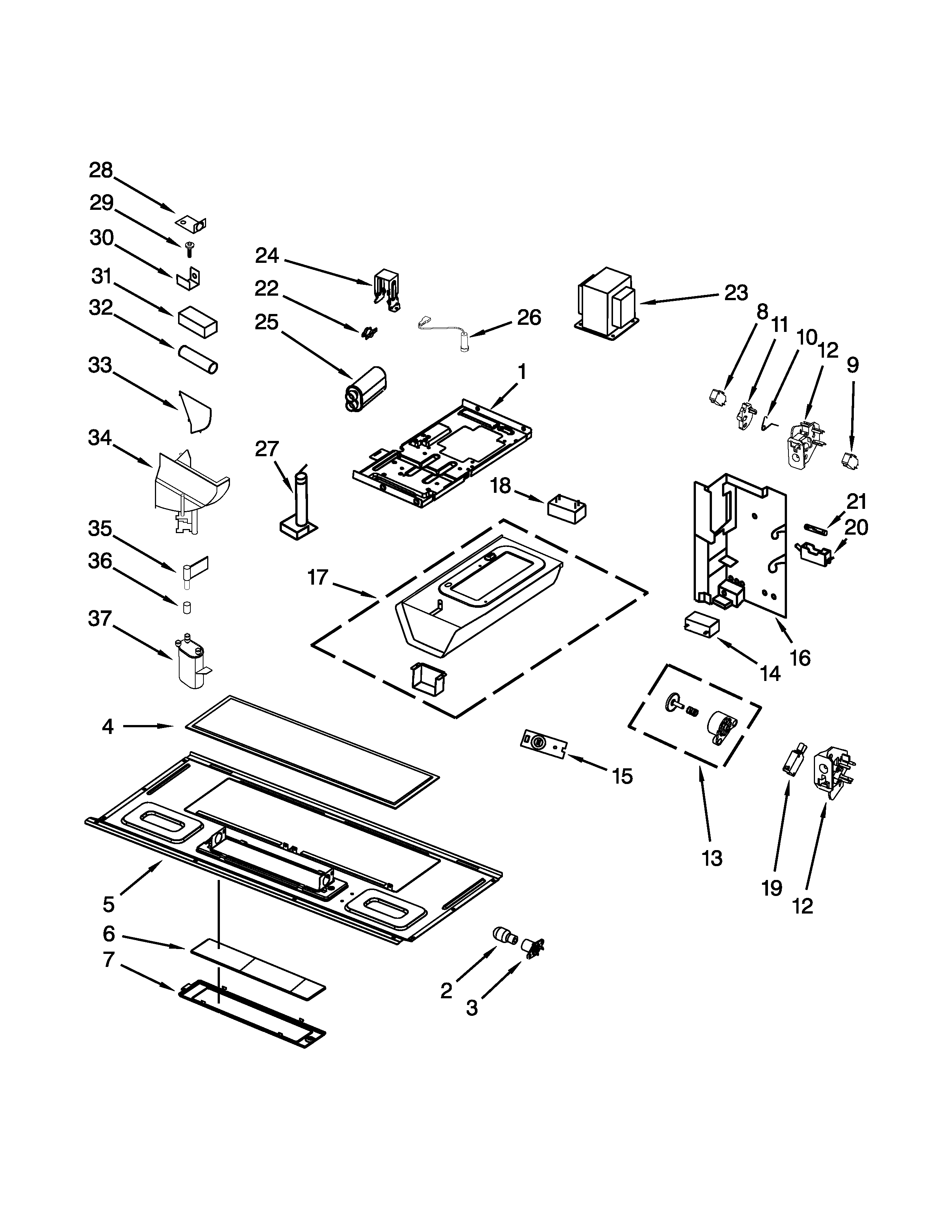 INTERIOR AND VENTILATION PARTS