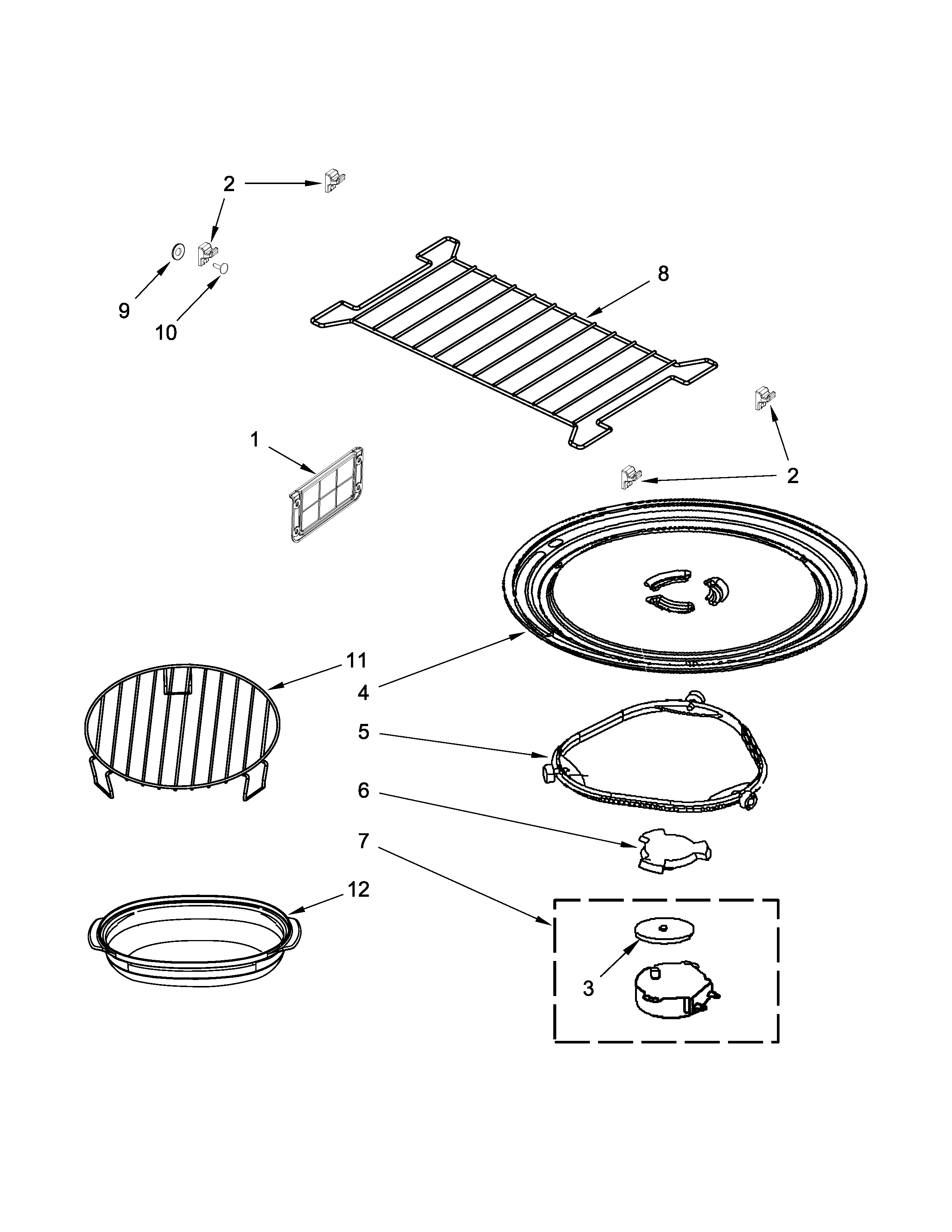 Turntable parts