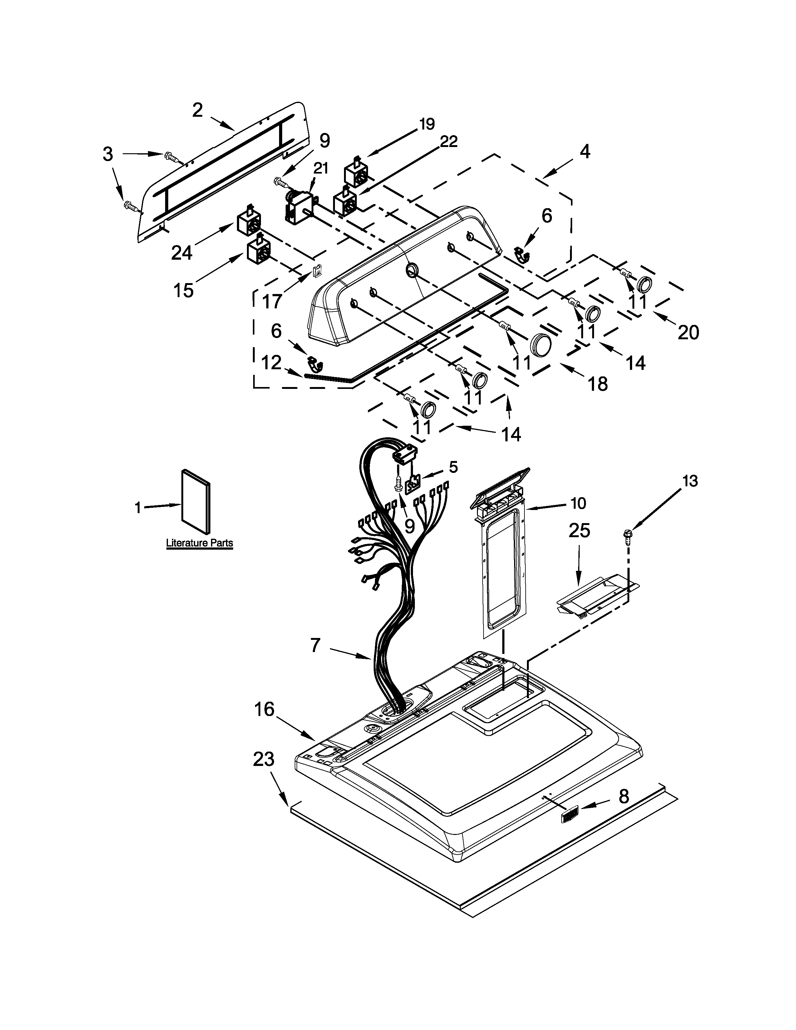 TOP AND CONSOLE PARTS