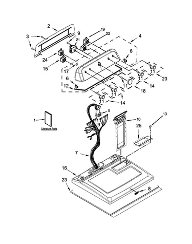 Top and console parts