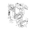 Maytag YMEDX500BW1 cabinet parts diagram