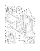 Dryer cabinet parts