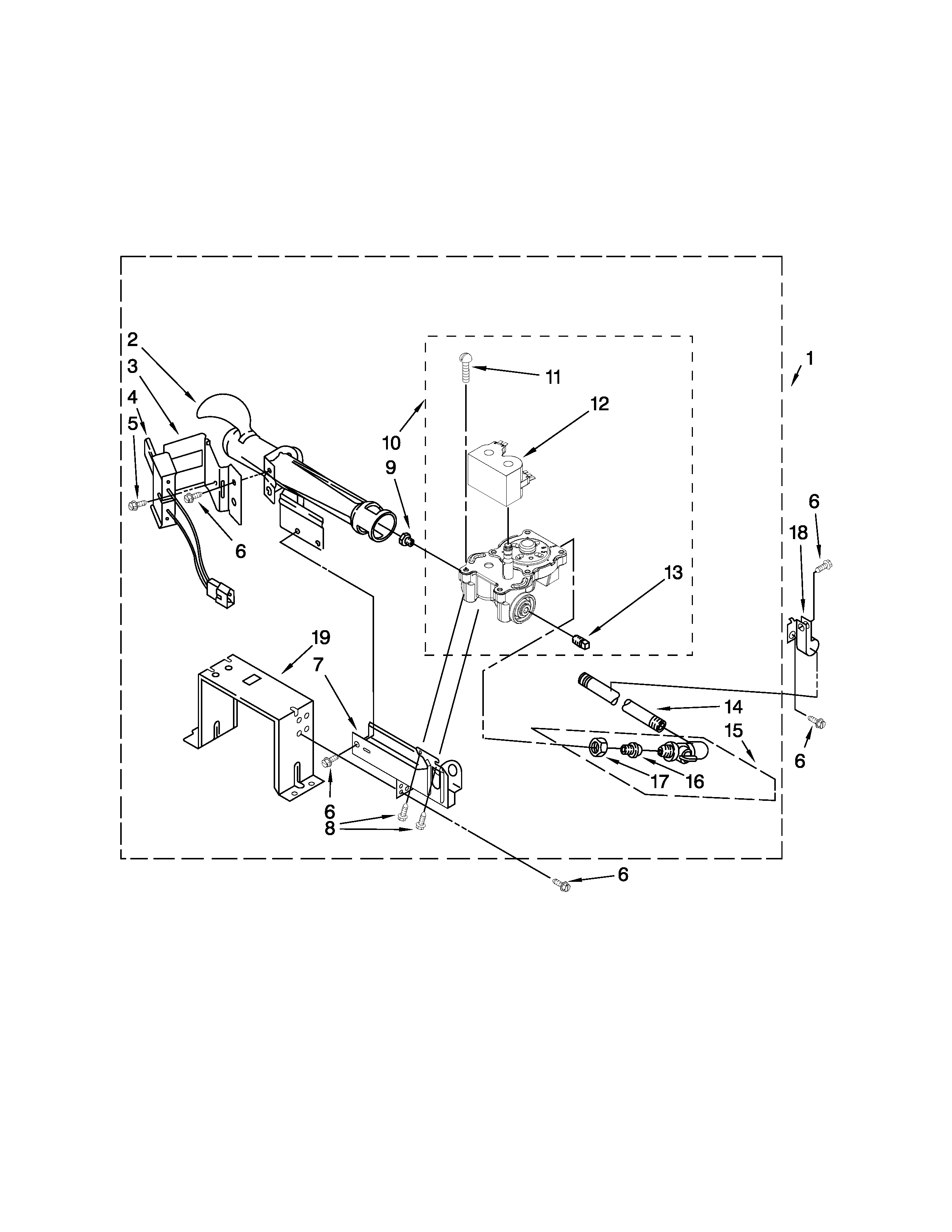 W10400668 BURNER ASSEMBLY PARTS