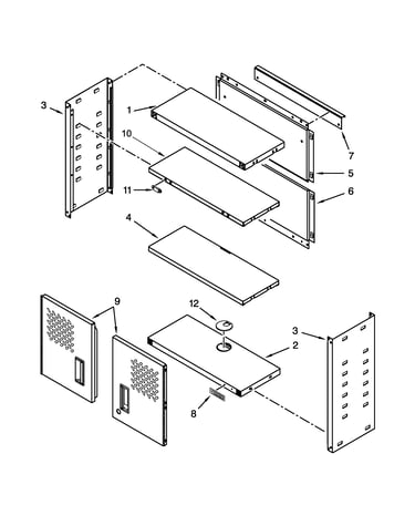 28" wall gearbox parts