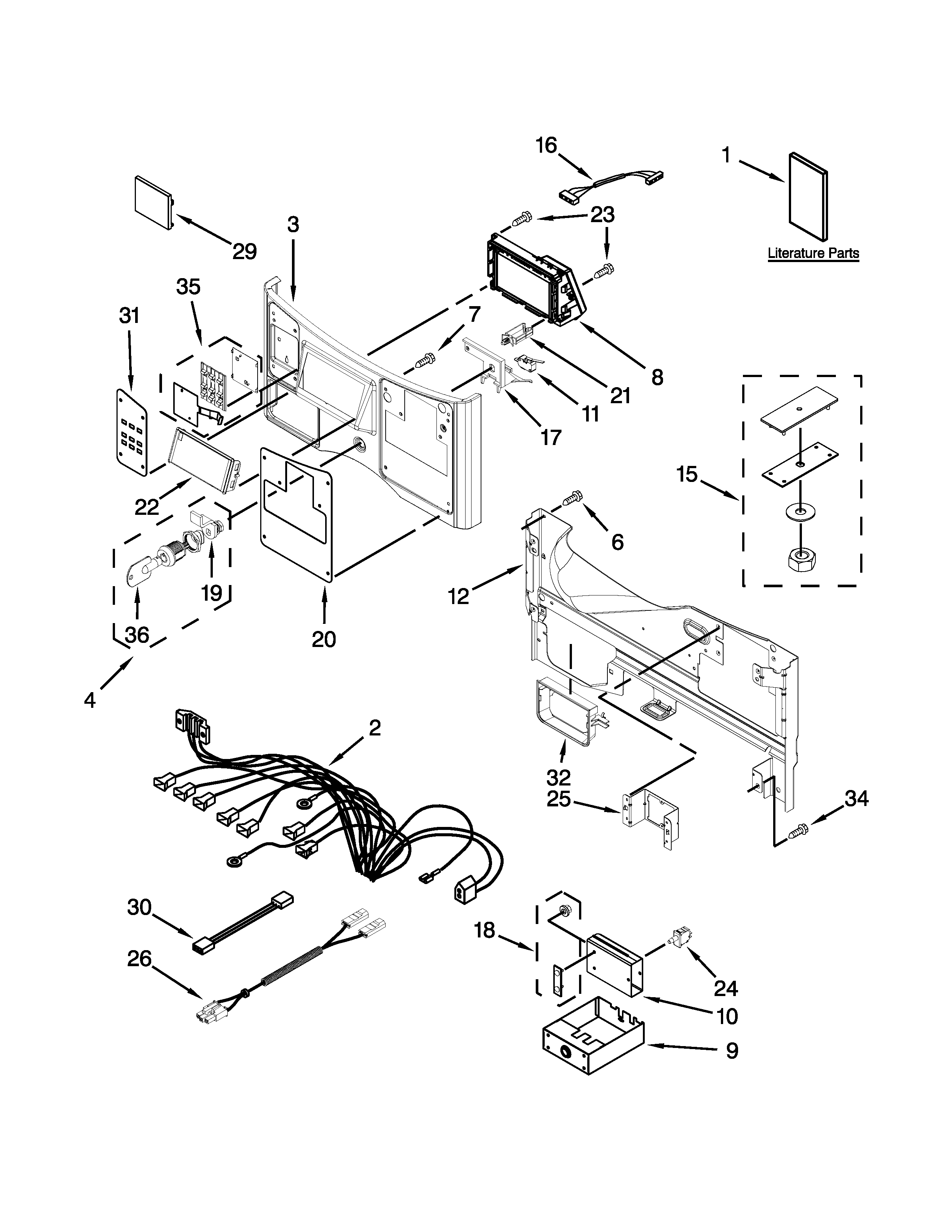 CONTROL PANEL PARTS