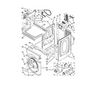 Whirlpool CET8000AQ1 dryer cabinet parts diagram