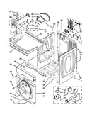 Dryer cabinet parts