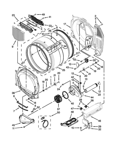 Bulkhead and blower parts