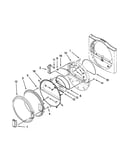 Dryer door parts