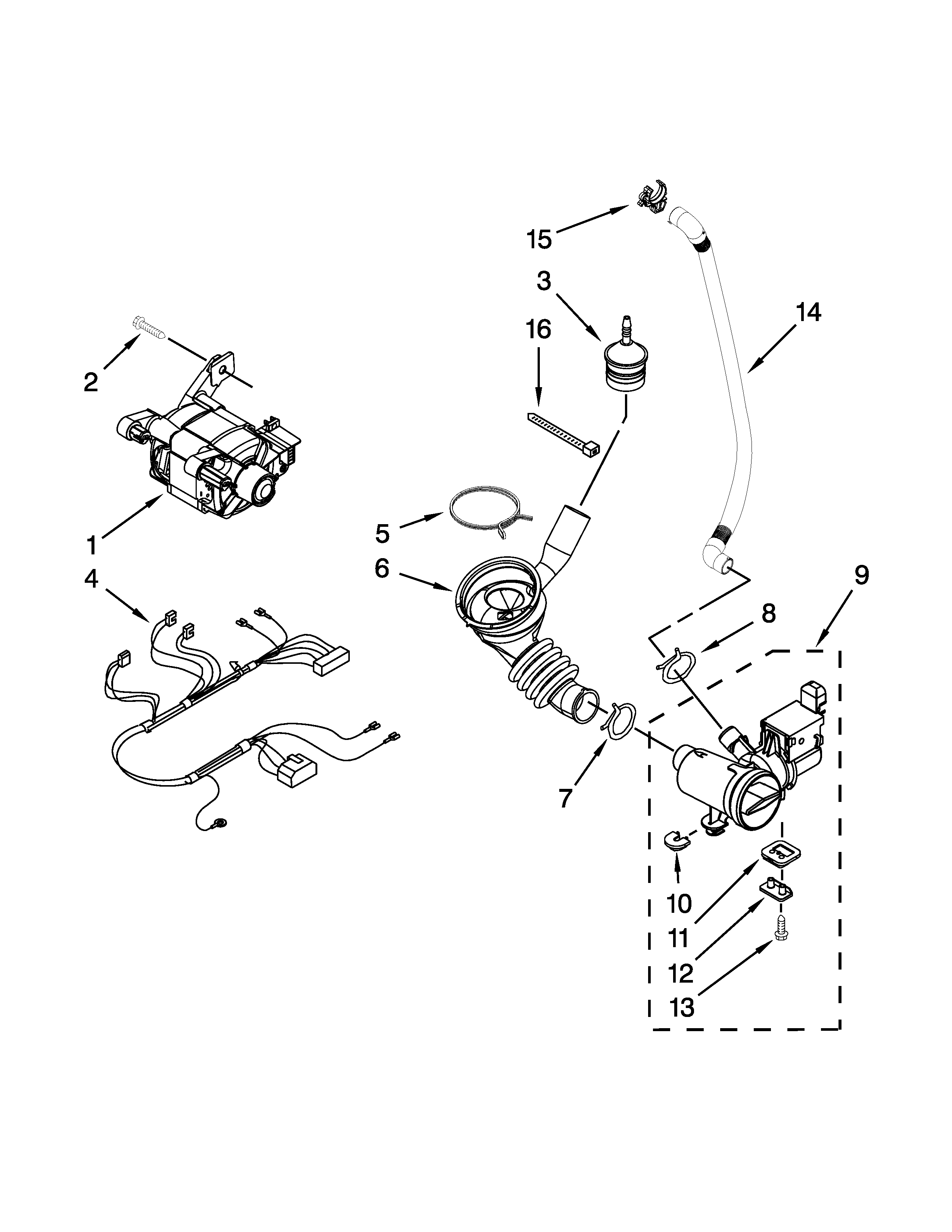 Pump and motor parts