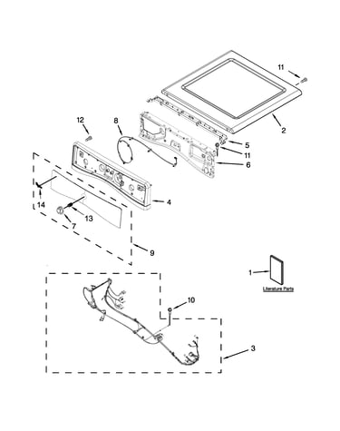 Top and console parts