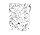 Whirlpool YWED87HEDW0 bulkhead parts diagram