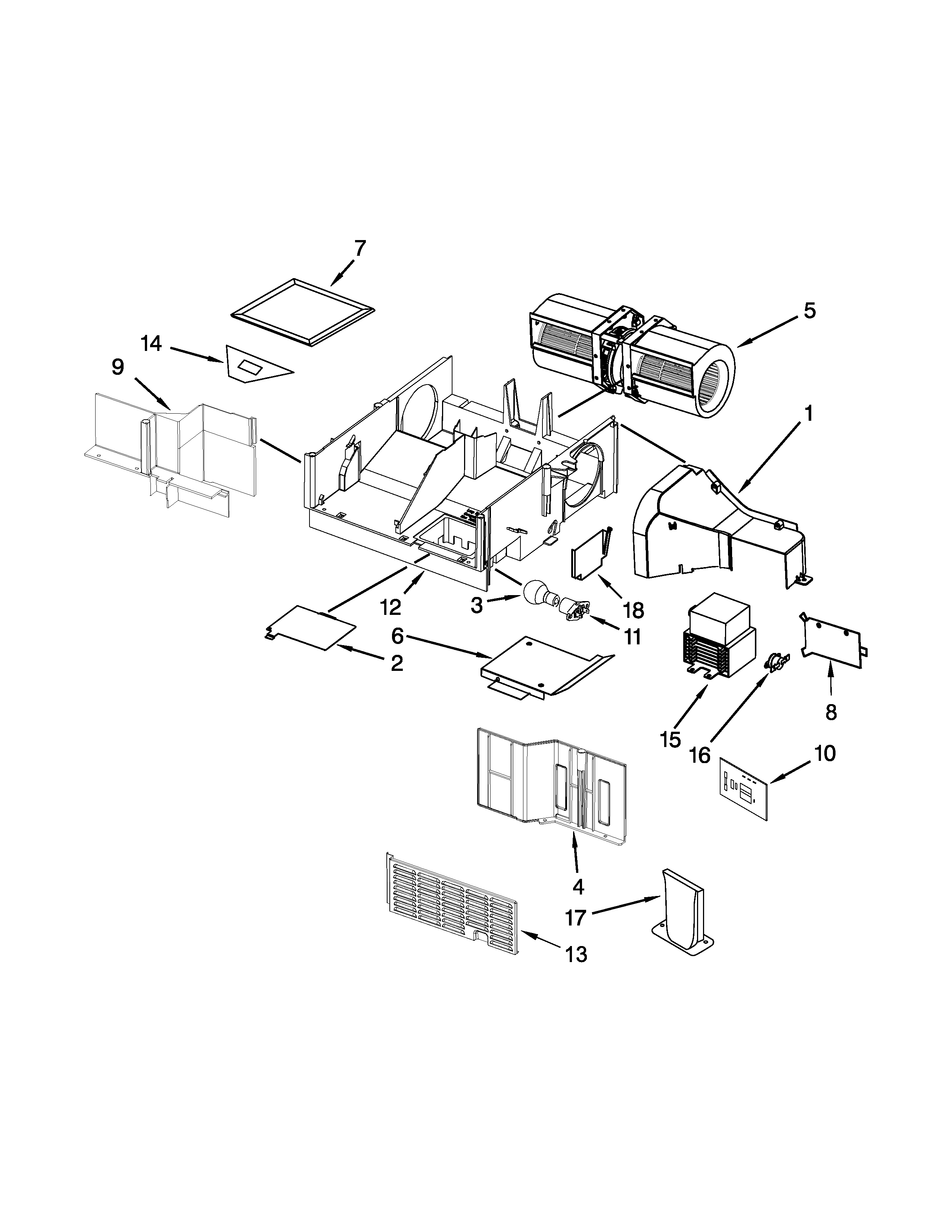 Air flow parts