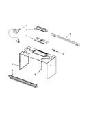 Cabinet and installation parts
