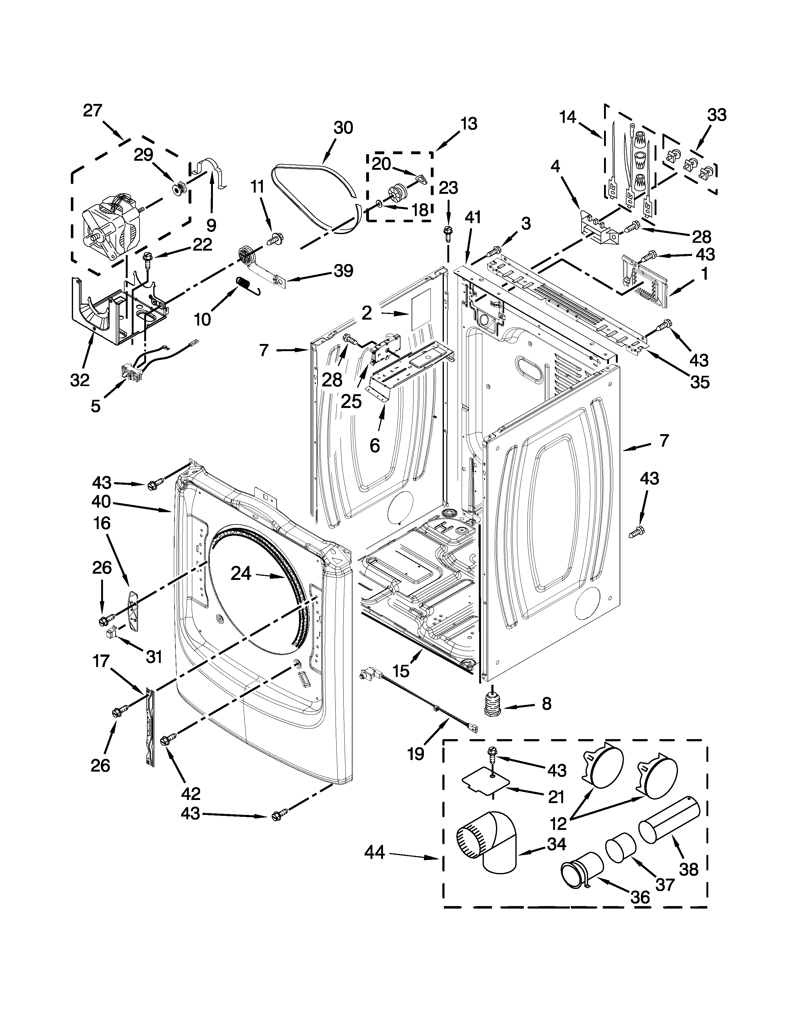 CABINET PARTS