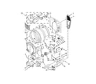 Maytag MED4100DW0 bulkhead parts diagram
