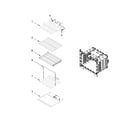 Maytag MEW7630DS00 internal oven parts diagram