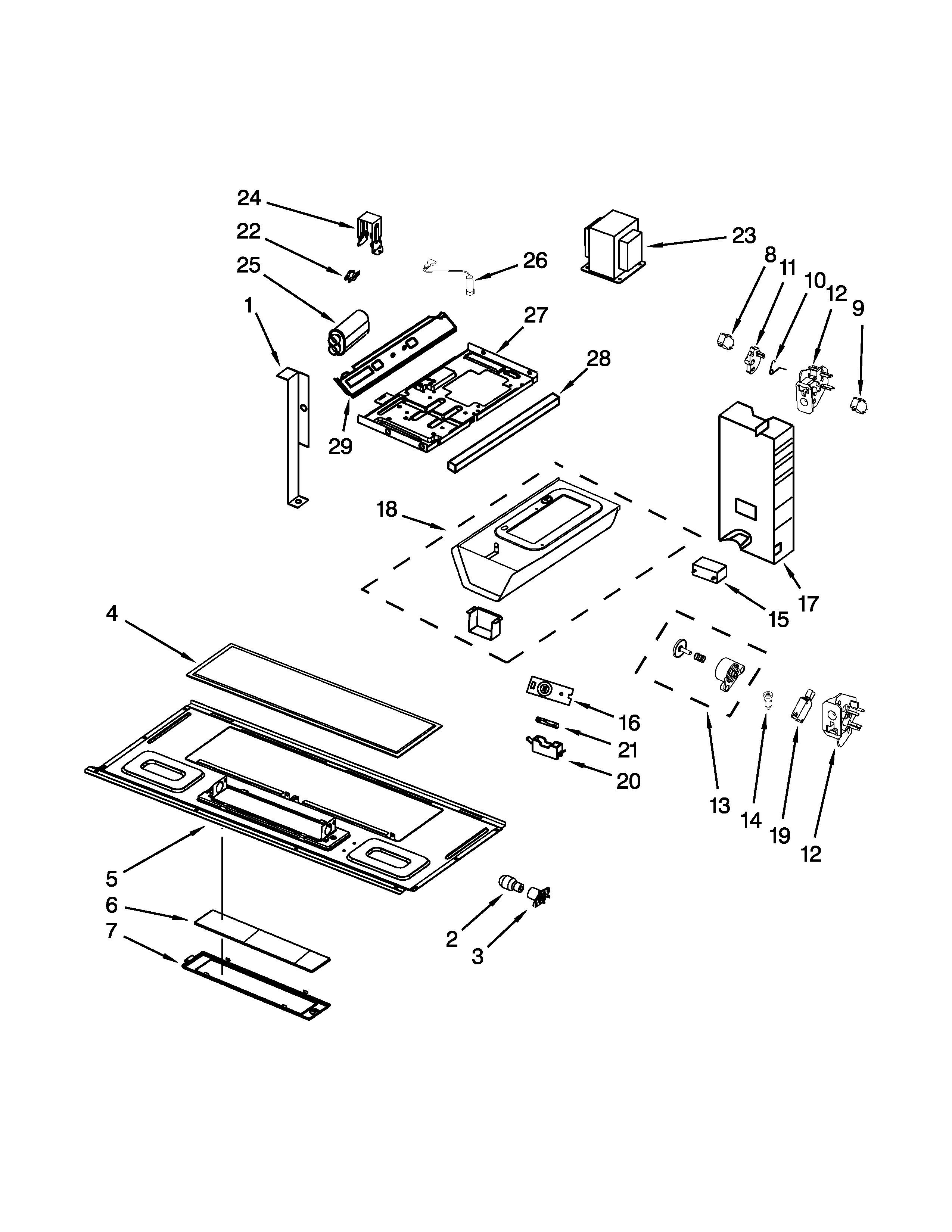 Interior and ventilation parts
