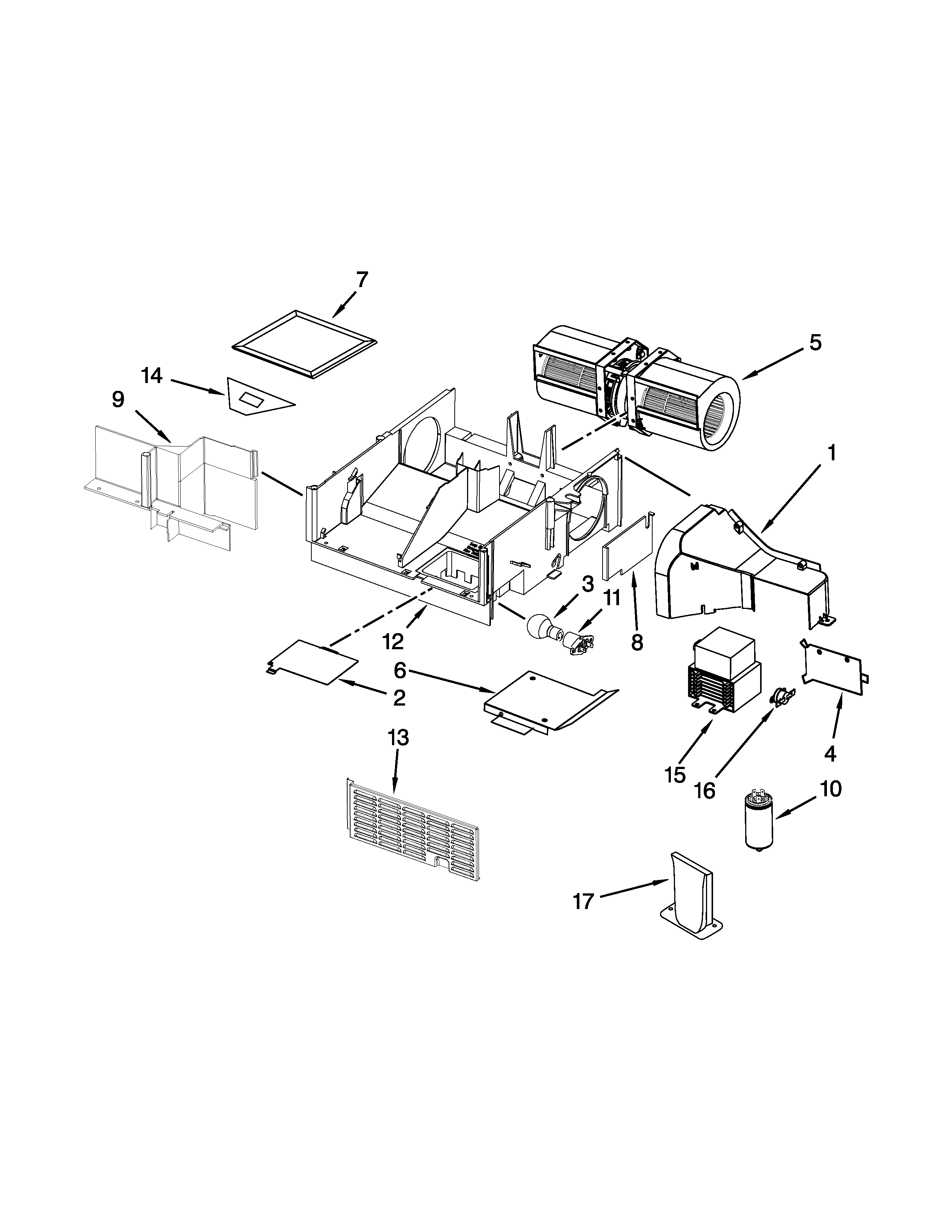 Air flow parts