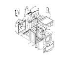 Whirlpool 3LCHW9100WQ0 top and cabinet parts diagram
