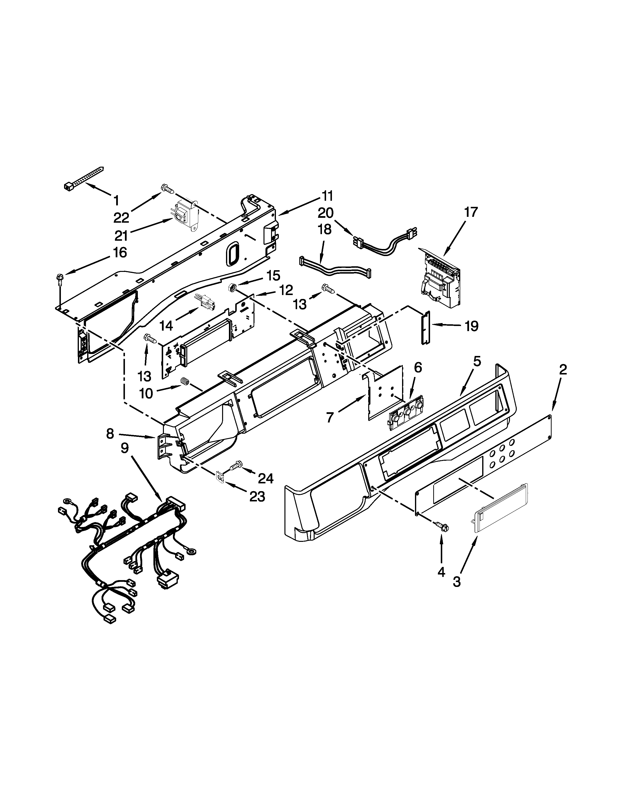 Control panel parts