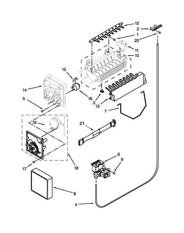 Ice maker parts
