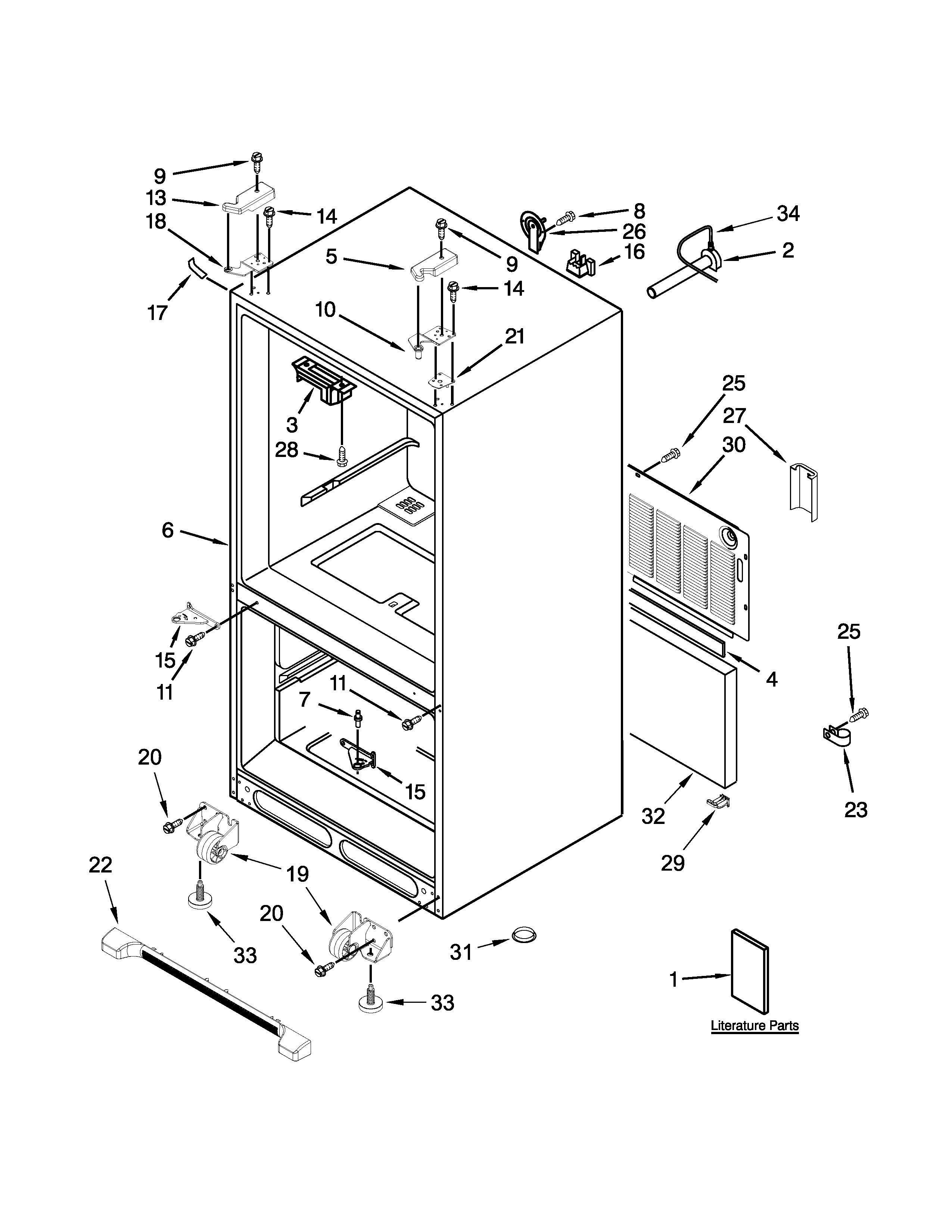 Cabinet parts