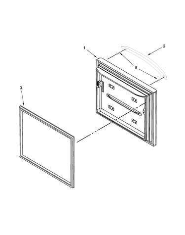 Freezer door parts