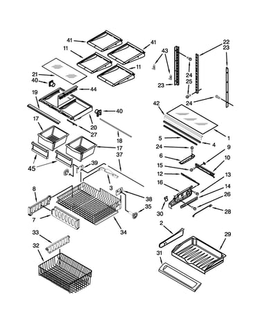 Shelf parts
