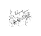 Whirlpool WRF540CWBW00 ice maker parts diagram