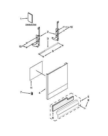 Door and panel parts