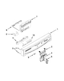 Control panel and latch parts