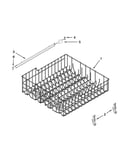 Upper rack and track parts
