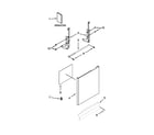 Ikea IUD6100BB3 door and panel parts diagram