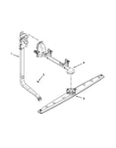 Upper wash and rinse parts