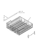Upper rack and track parts