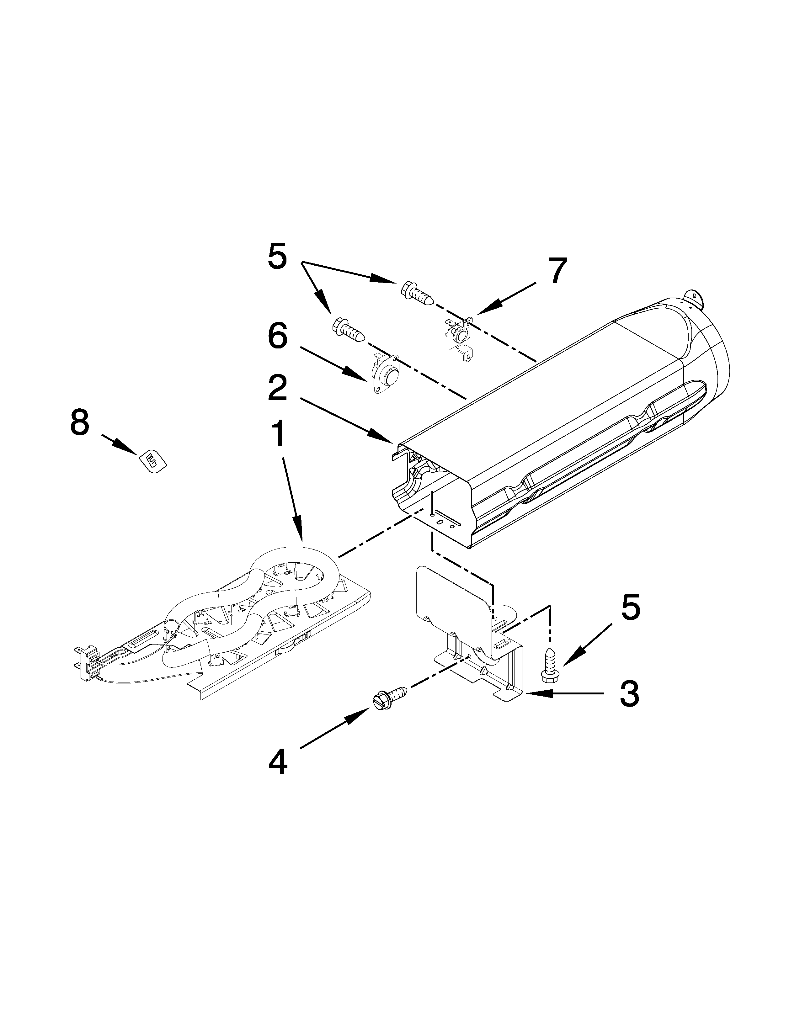 Dryer heating parts-electric