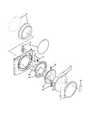 Washer door parts