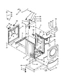 Washer cabinet parts