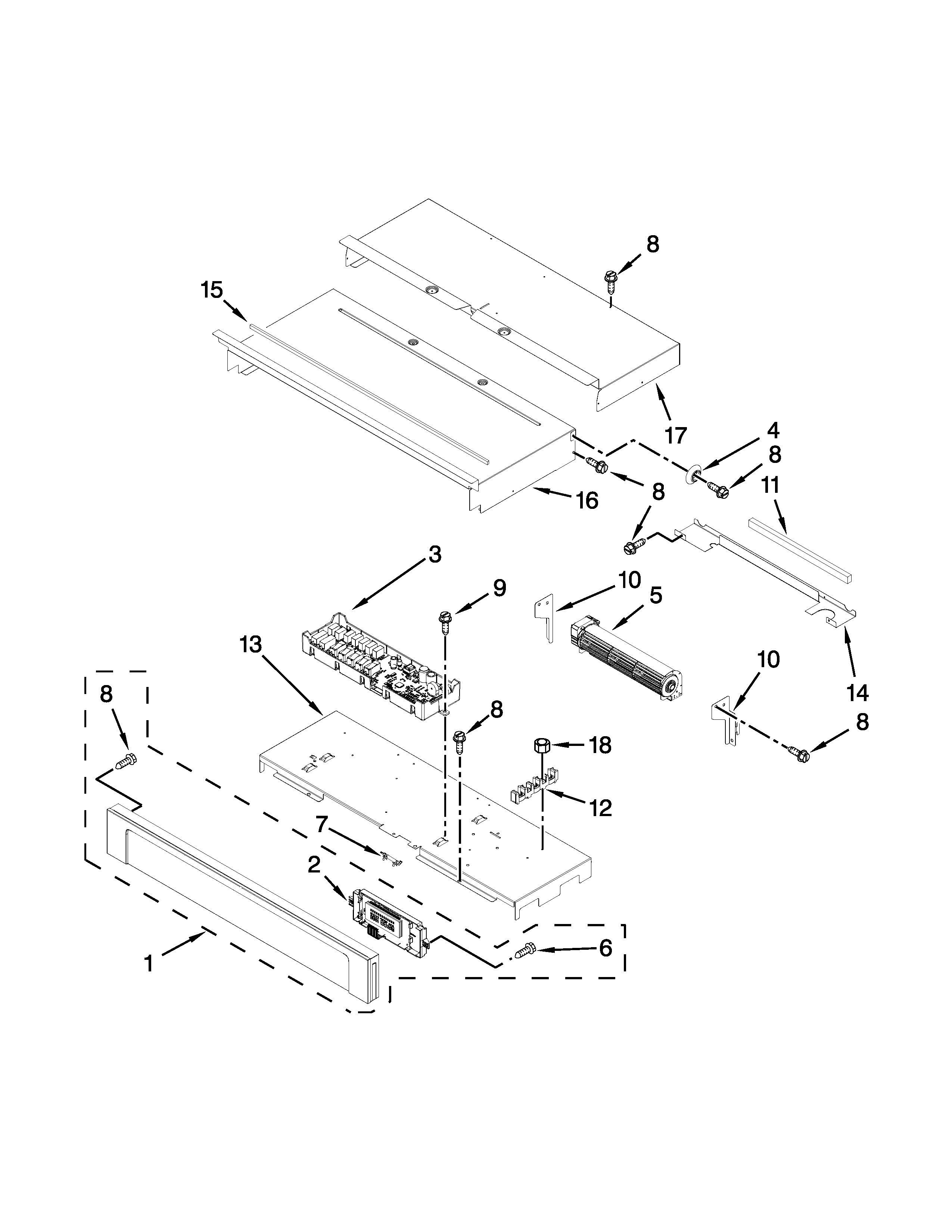 Control panel parts
